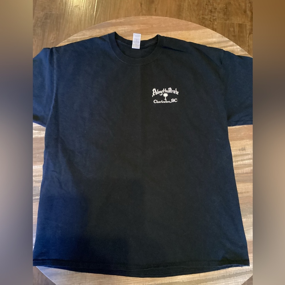 Men’s Vintage Palmetto Pirate Charleston, NC Shirts Sz Xl Black.  #26